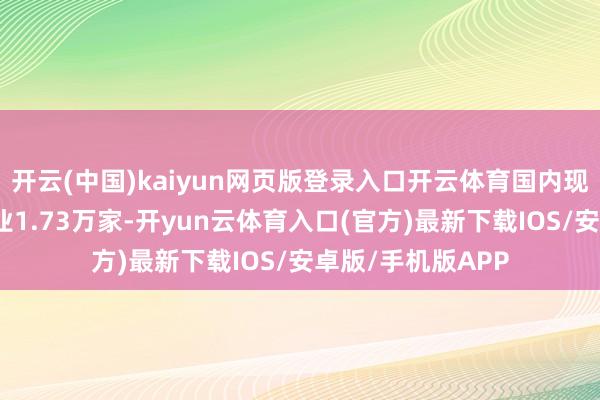 开云(中国)kaiyun网页版登录入口开云体育国内现有锂电板关系企业1.73万家-开yun云体育入口(官方)最新下载IOS/安卓版/手机版APP