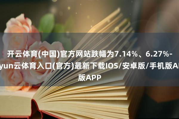 开云体育(中国)官方网站跌幅为7.14%、6.27%-开yun云体育入口(官方)最新下载IOS/安卓版/手机版APP